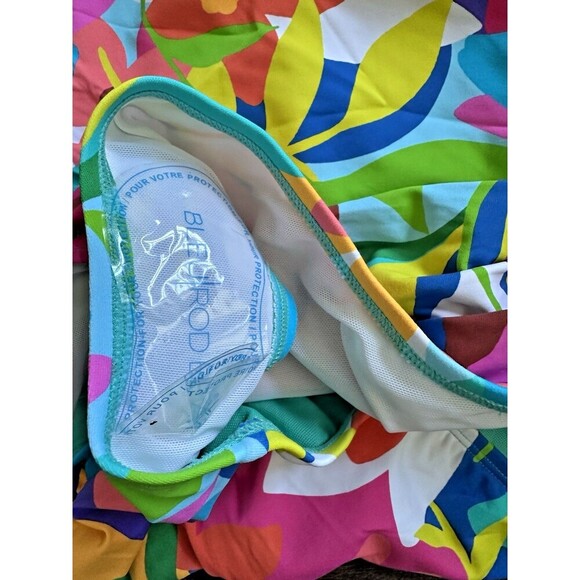 Bleu by Rod Beattie Women's Plus Size Away We Go Shirred One-Piece Swimsuit 20W - Picture 6 of 8